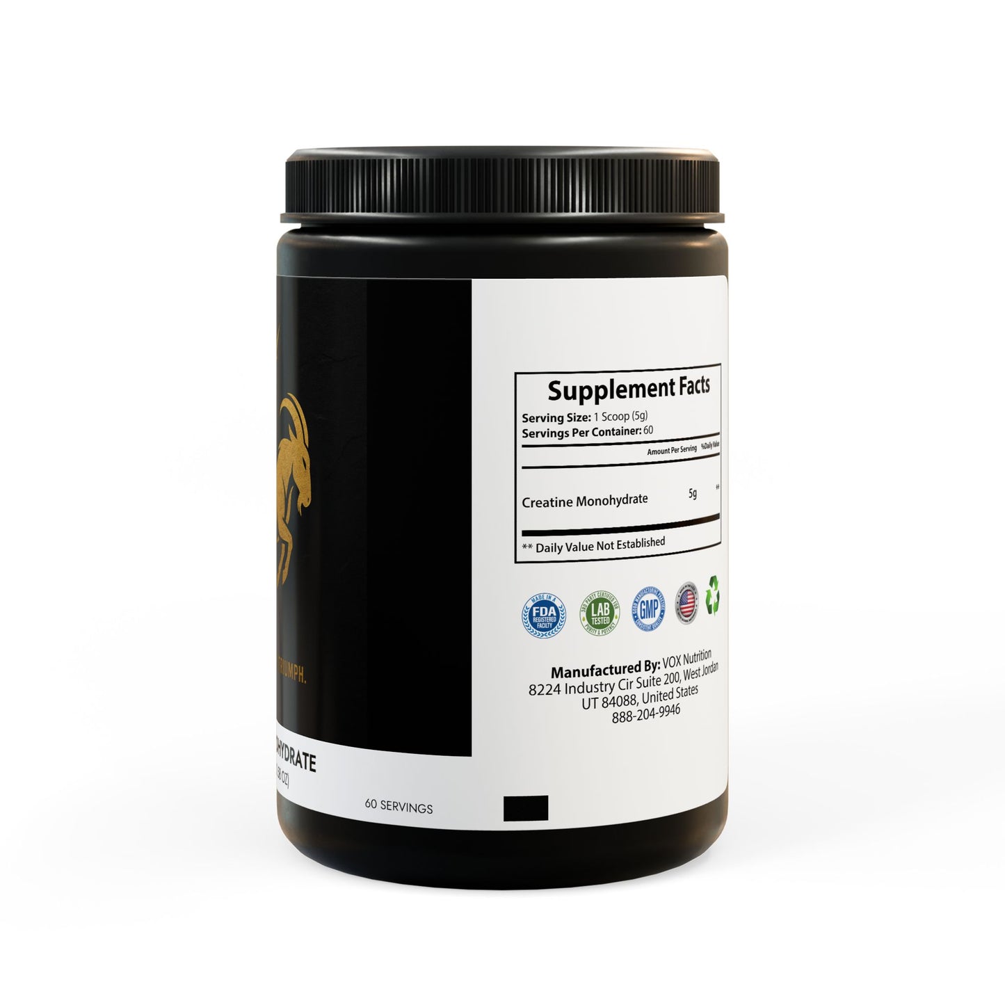 Creatine Monohydrate Supplement (300g, 10.58oz)