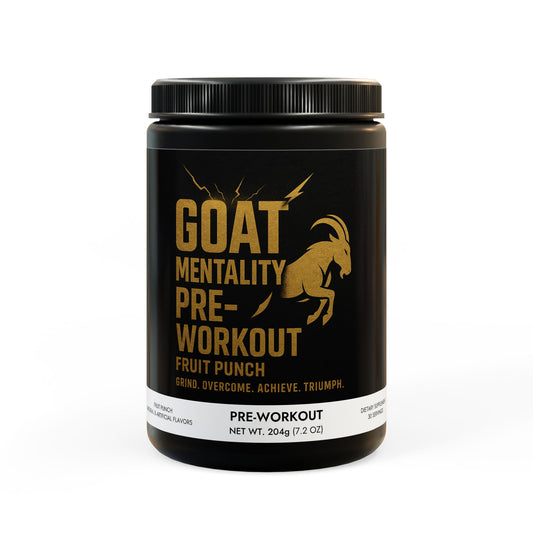 GOAT Pre-Workout Supplement, Fruit Punch (204g, 7.1oz)