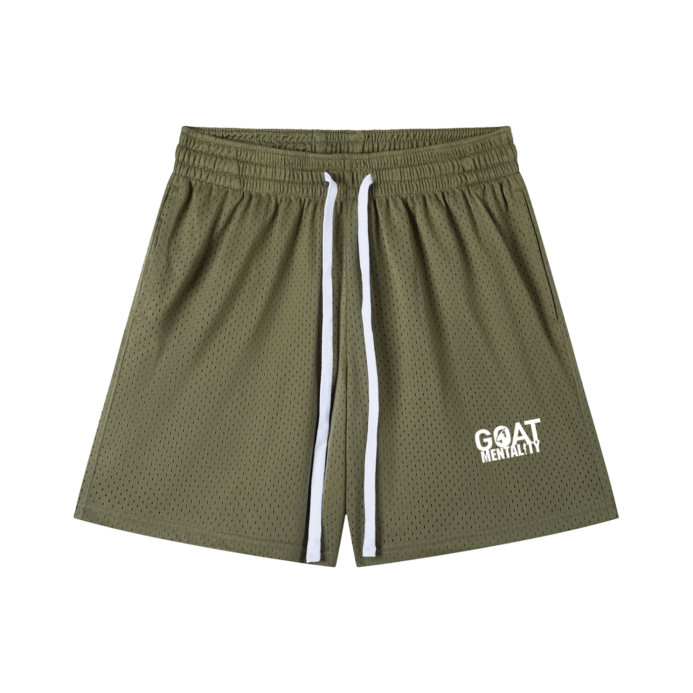 Mesh Drawstring Shorts